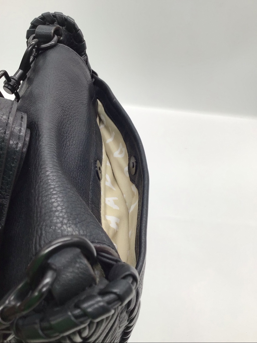 Aimee Kestenberg All For Love Black Pebble Leather Crossbody Bag - Picture 6 of 12